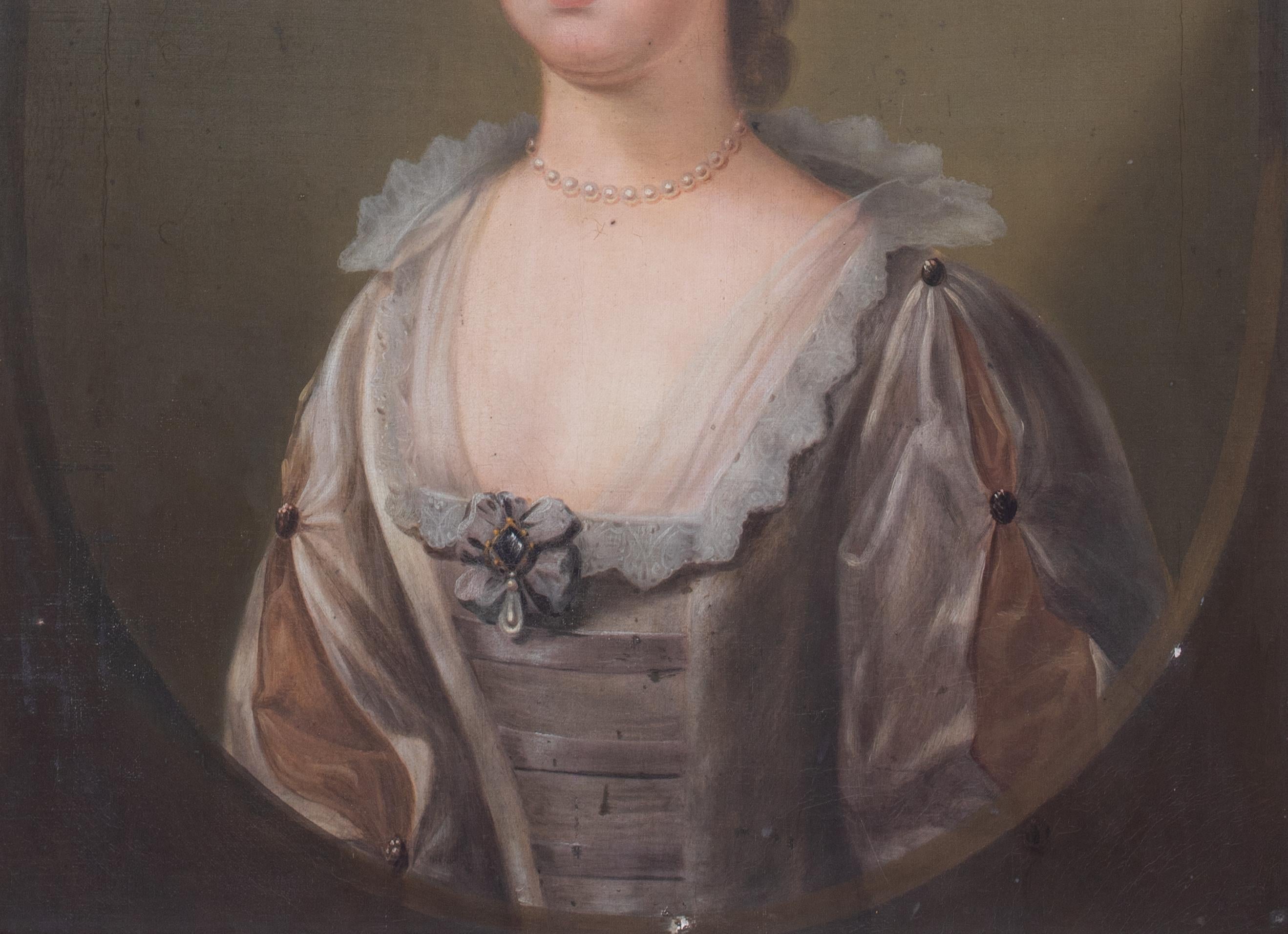 Portrait Of Lady Grace Jackson, 18th Century   For Sale 2