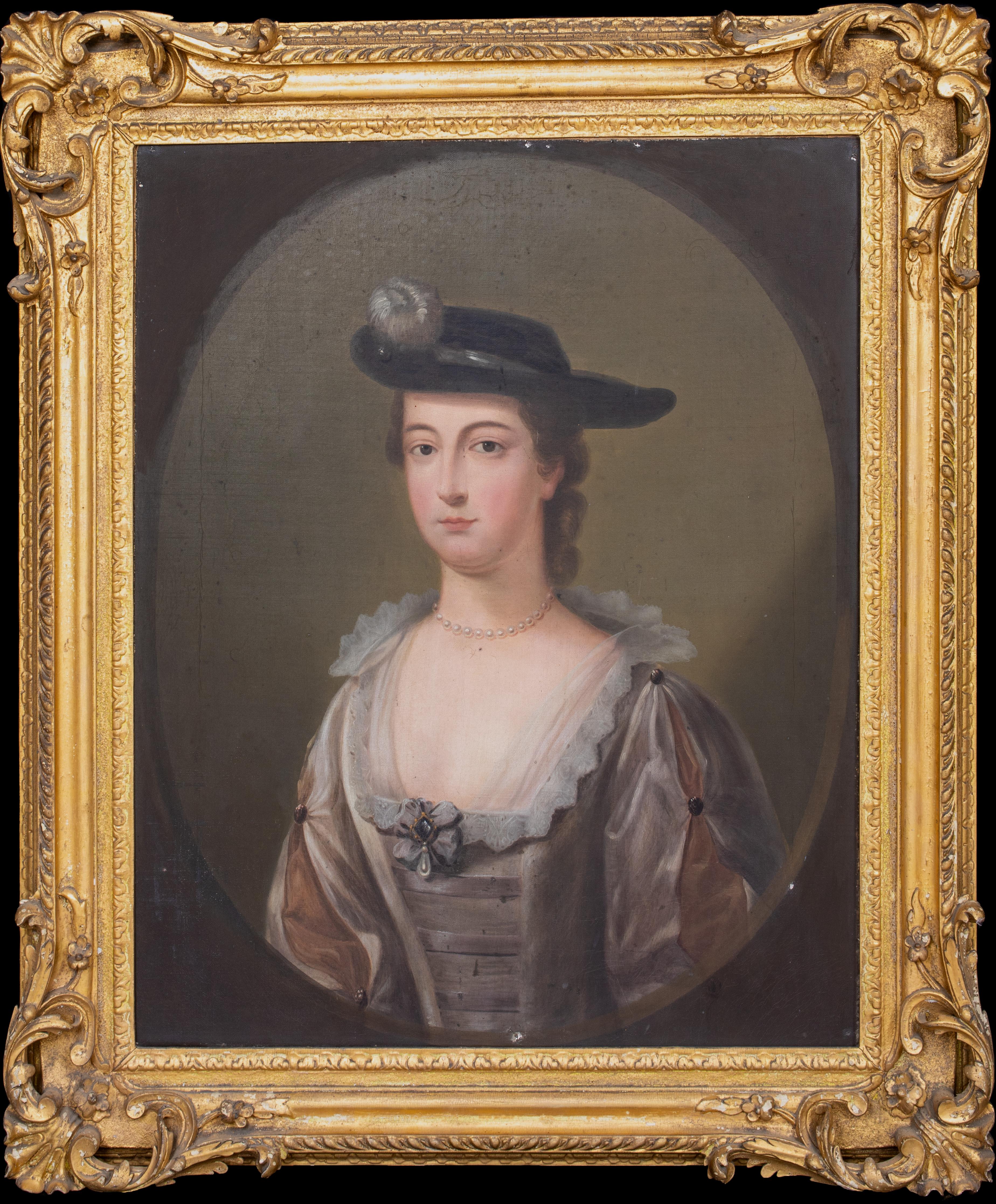Francis Hayman Portrait Painting - Portrait Of Lady Grace Jackson, 18th Century  