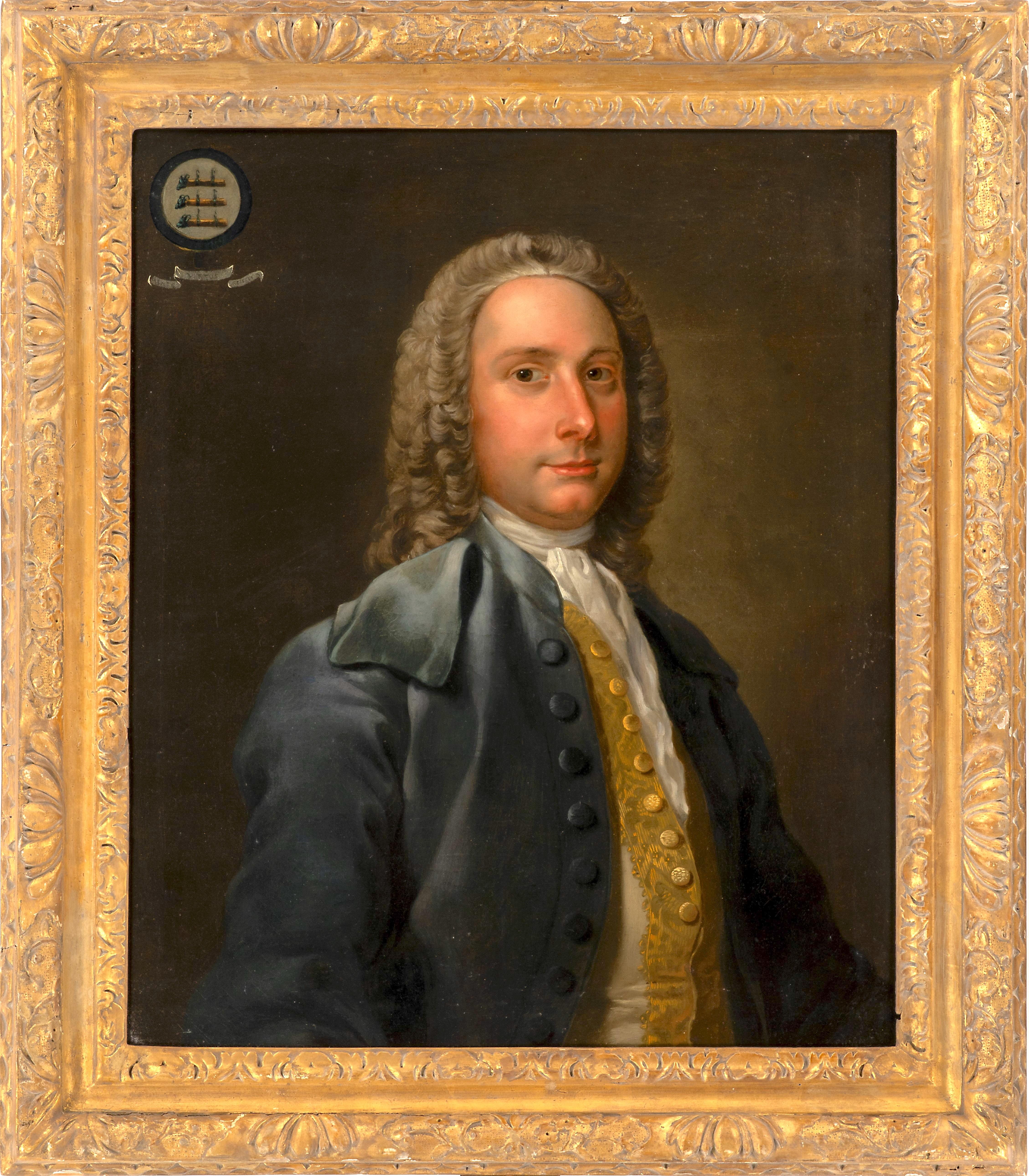 Francis Hayman Portrait Painting - Portrait of Peregrine Bertie (1709-1777)