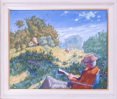 British, 20th Century painting 'A Welsh Idyll' by Francis Hewlett RWA