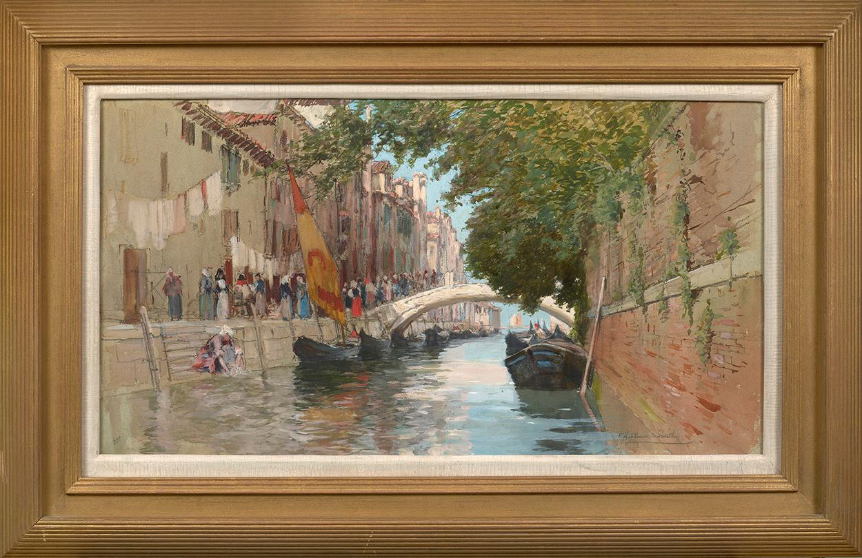 Venezianischer Nachmittag – Painting von Francis Hopkinson Smith