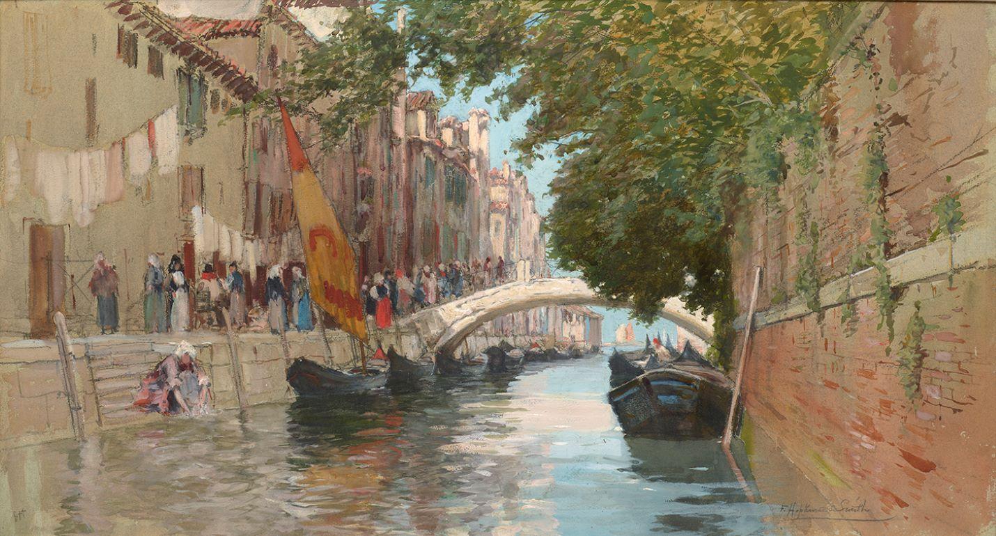 Francis Hopkinson Smith Landscape Painting - Venetian Afternoon