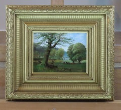 Original Oil on Board, Francis Hurst Eastwood. "A Parkland View"