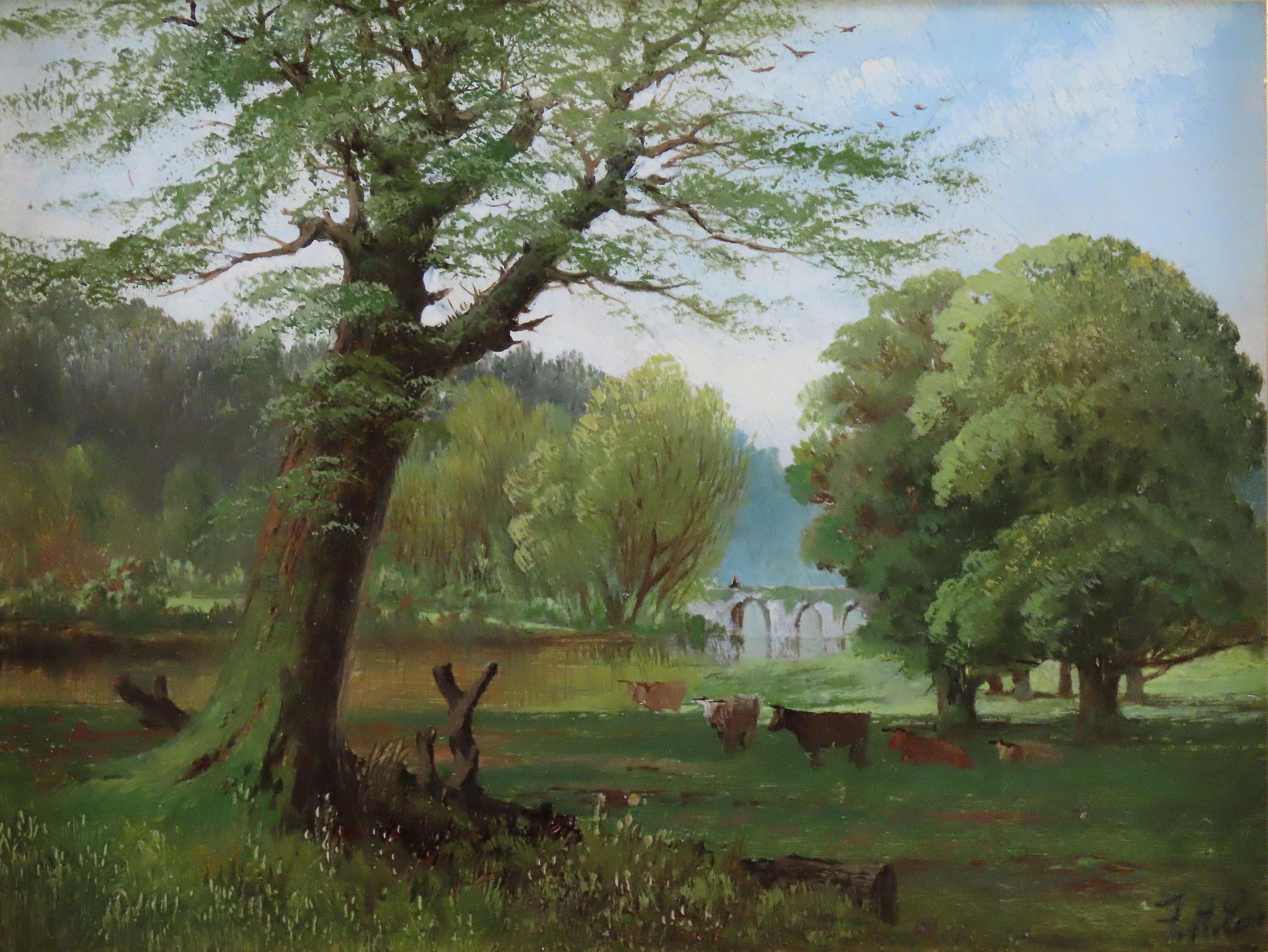 Original Oil on Board, Francis Hurst Eastwood. 