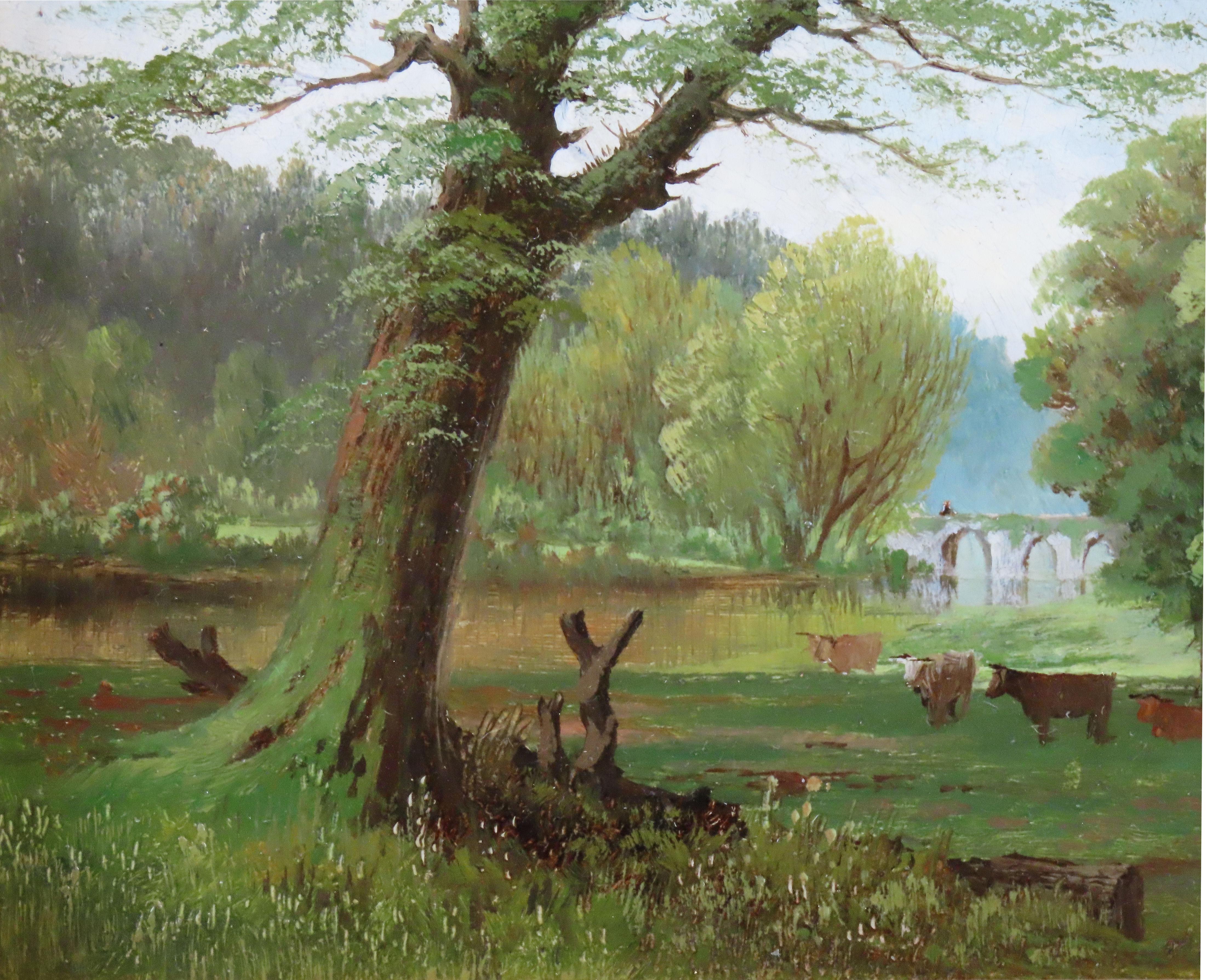 Original Oil on Board, Francis Hurst Eastwood. 