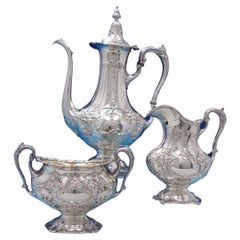 Francis I by Reed and Barton Sterling Silver Demitasse Coffee Set 3pc '#6887'