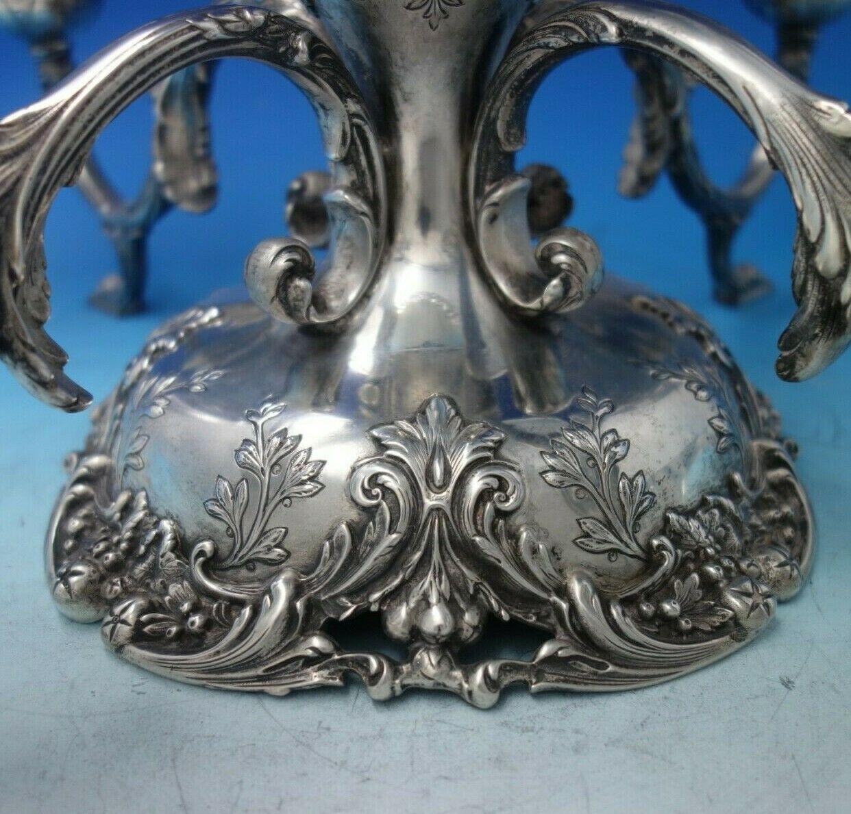 Francis I by Reed and Barton Sterling Silver Glass Epergne 2