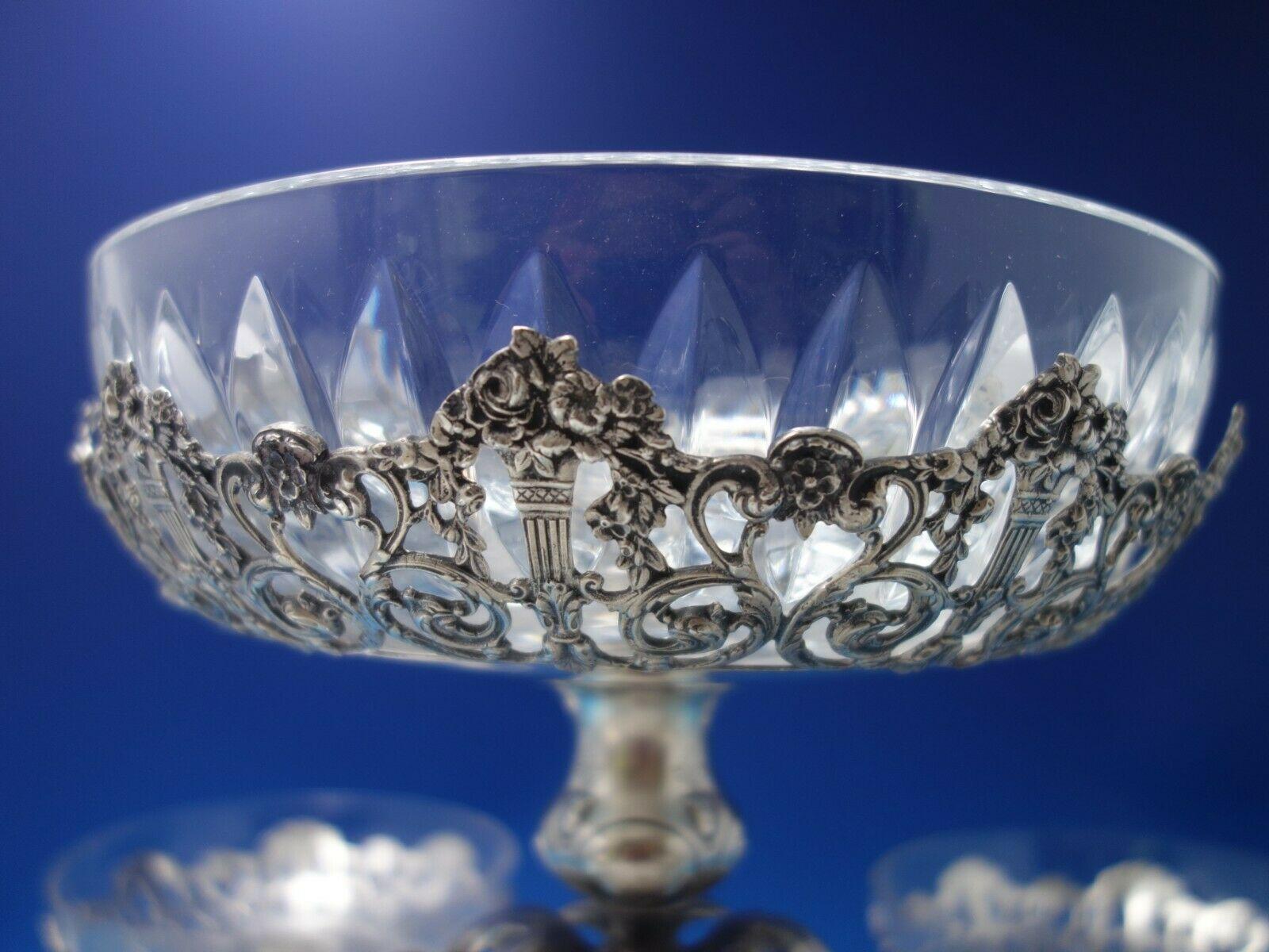 Francis I by Reed and Barton Sterling Silver Glass Epergne 3