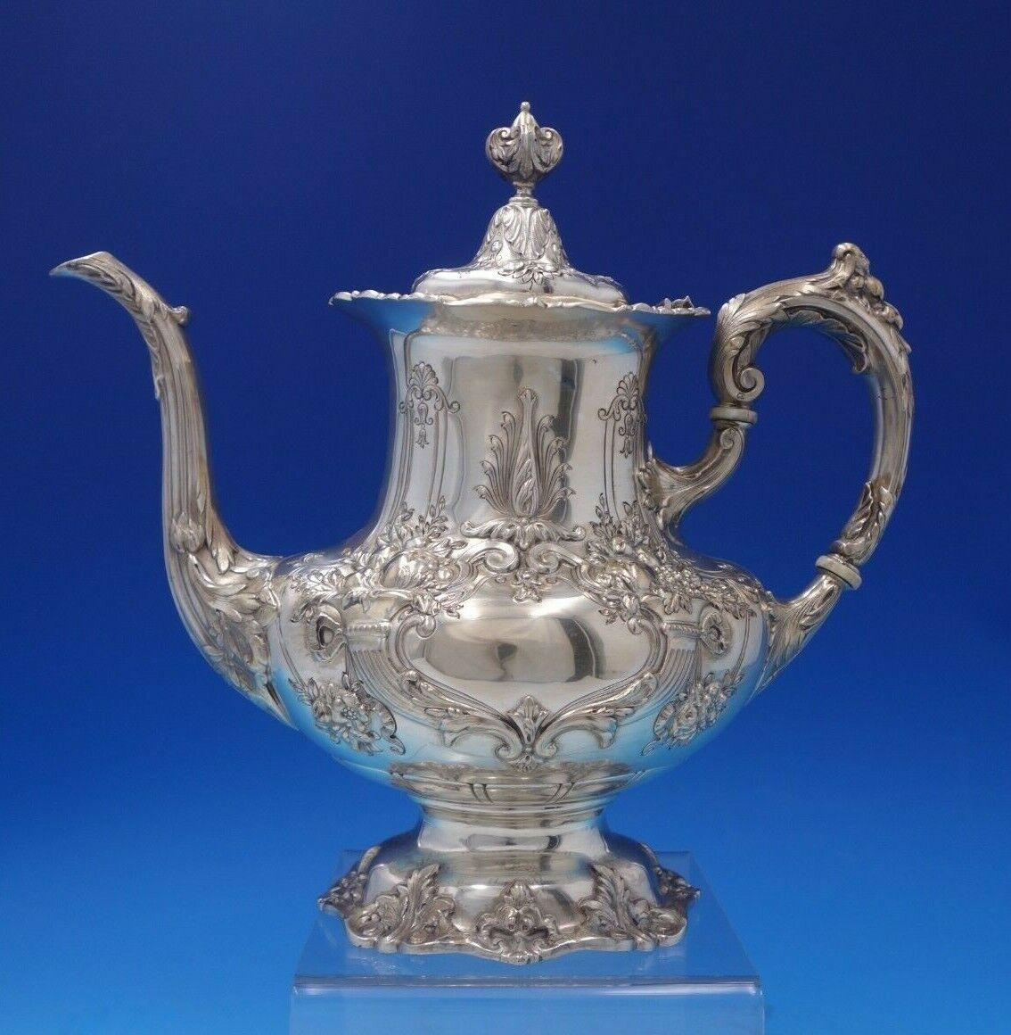 Francis I by Reed and Barton Sterling Silver Tea Set 7-Piece (#5251) Fabulous! 3