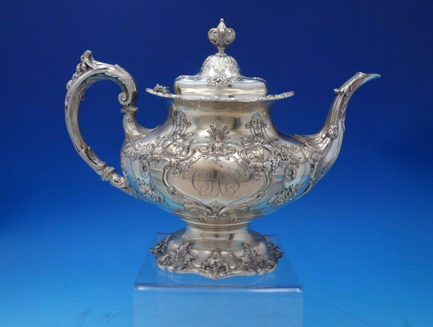 Francis I by Reed and Barton Sterling Silver Tea Set 7-Piece (#5251) Fabulous! 4