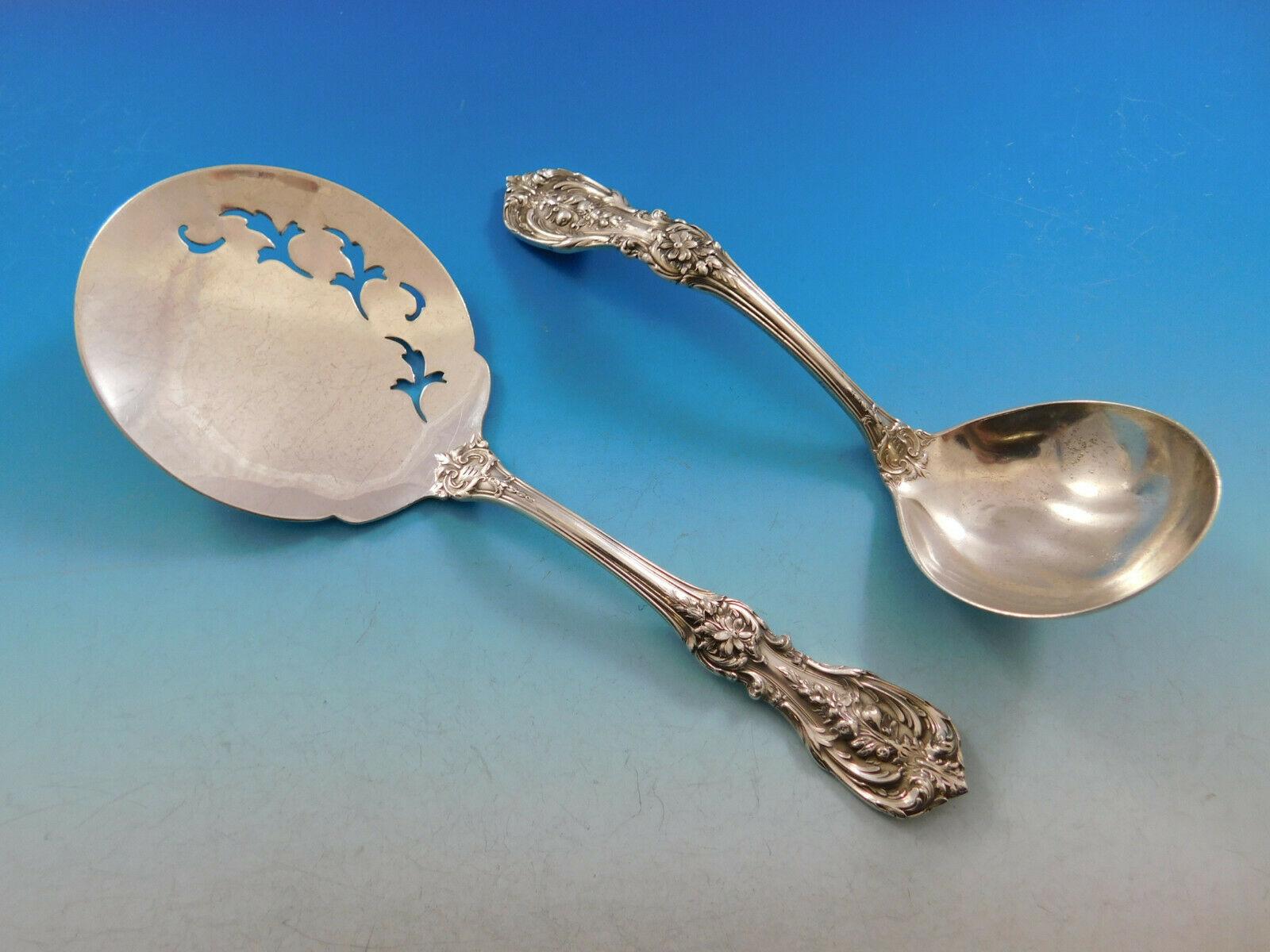 Ensemble de couverts en argent sterling 8 pièces Old Mark 70 Pcs Dinner Francis I de Reed &amp;amp; Barton en vente 3