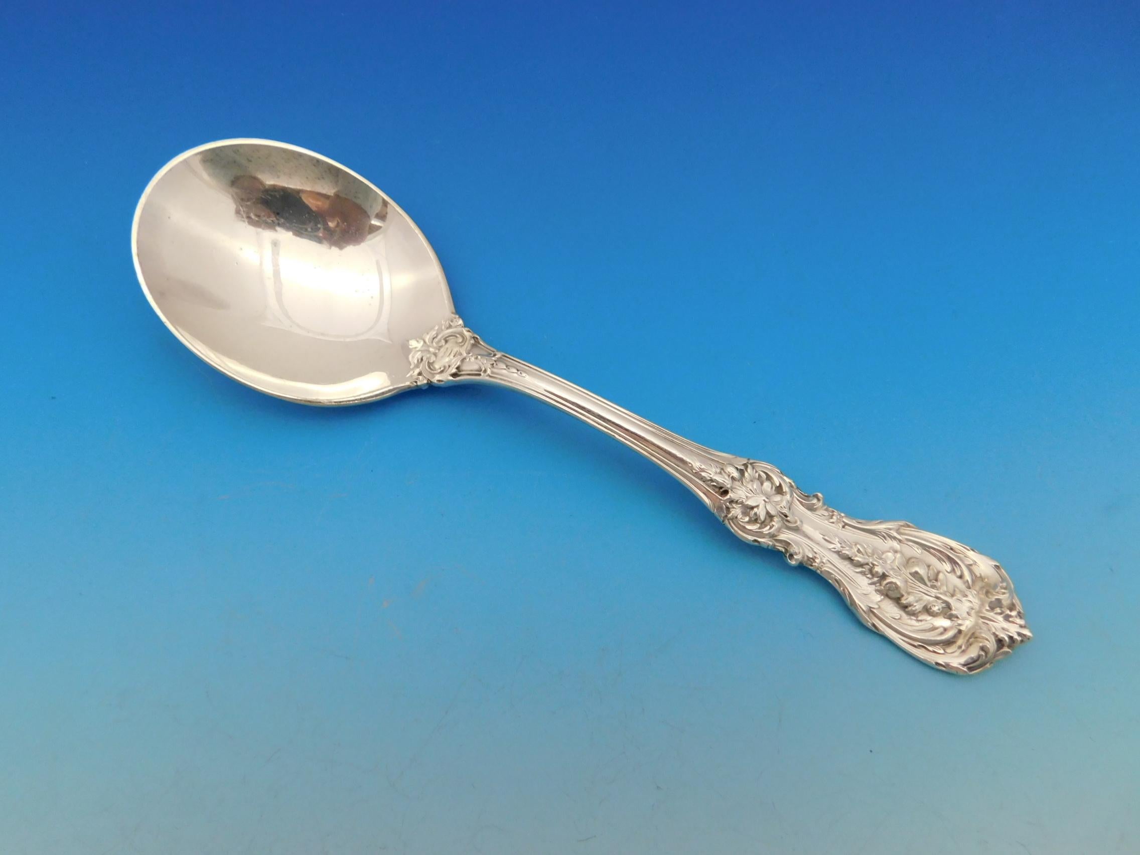 Francis I by Reed & Barton Sterling Silver Gumbo Spoon Old Mark 7" - Set of 12