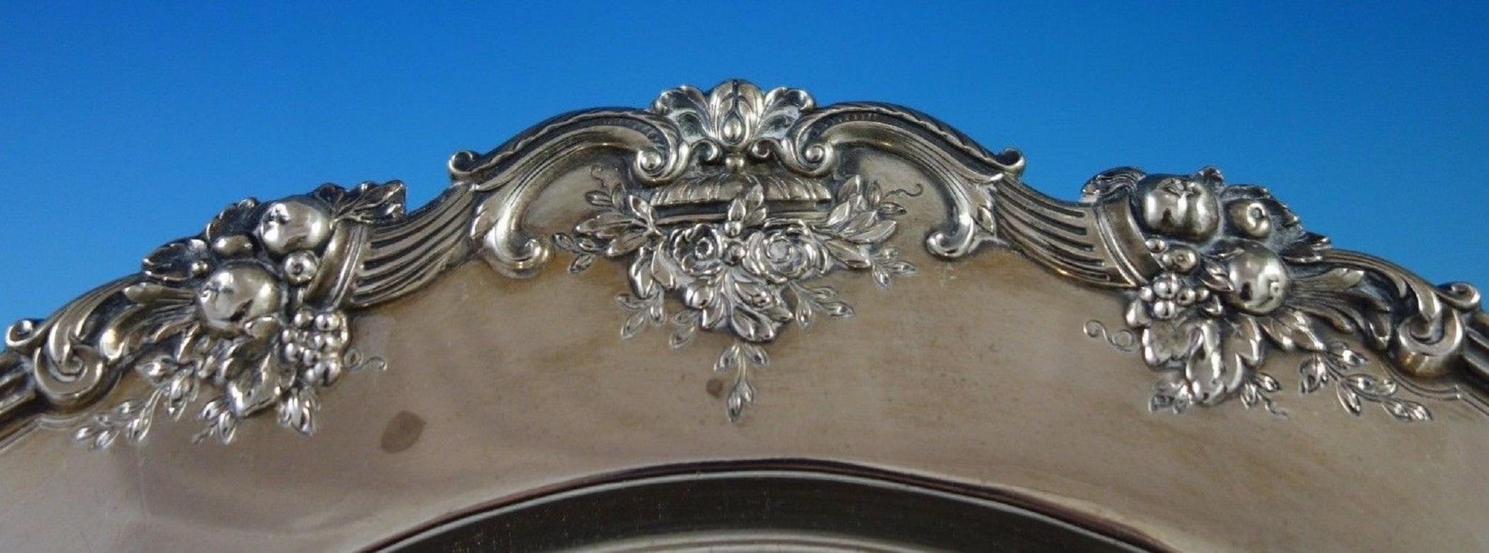 American Francis i by Reed & Barton Sterling Silver Serving Tray Round #570A
