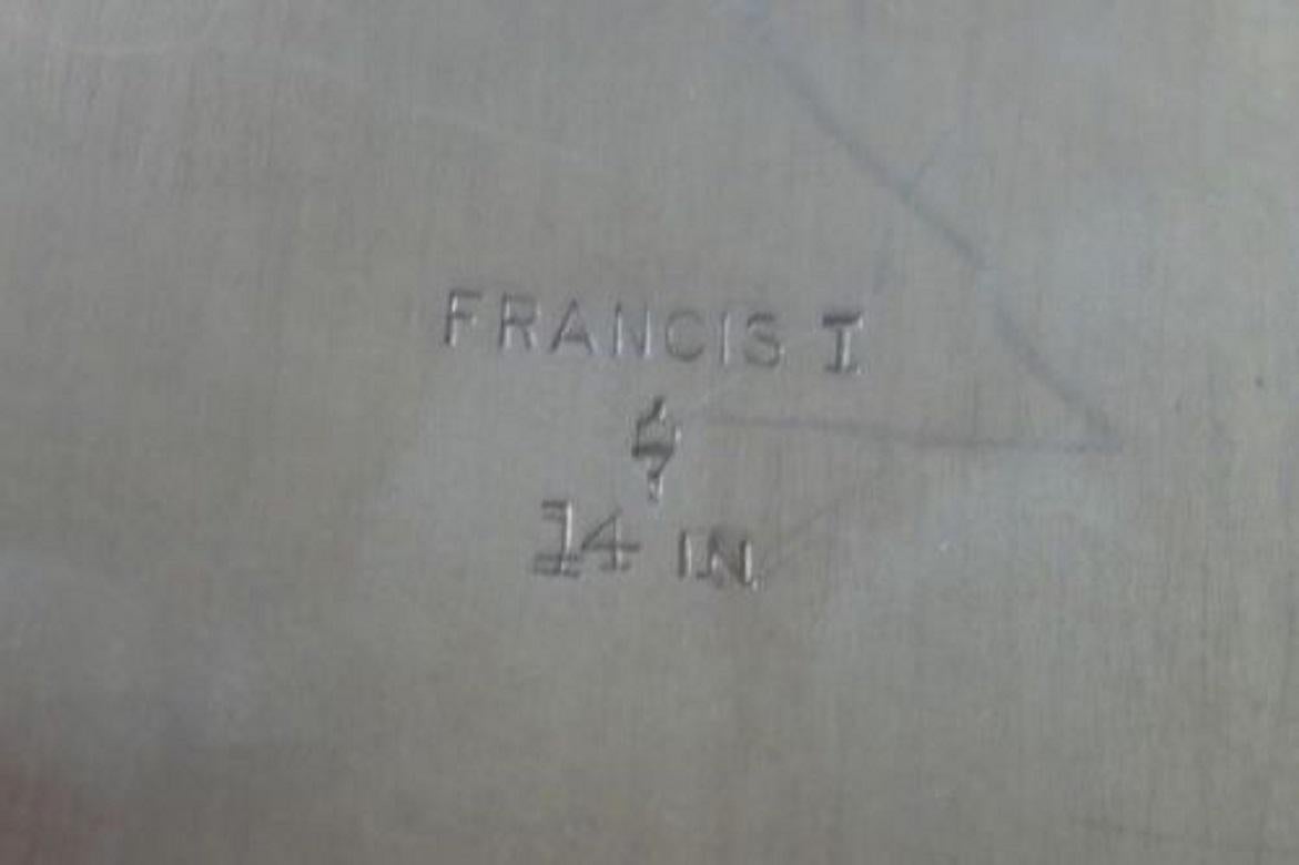 Francis i by Reed & Barton Sterling Silver Serving Tray Round #570A 1