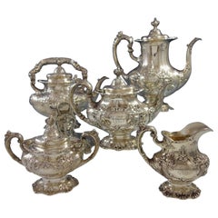 Francis I by Reed & Barton Sterling Silver Tea Set 5-piece with Kettle on Stand