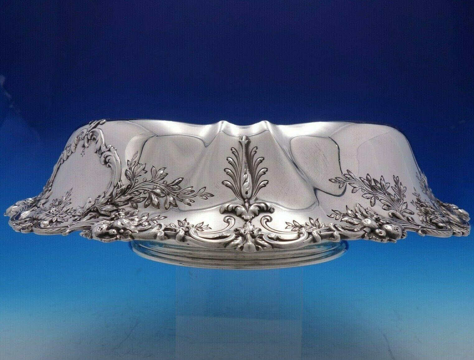Reed & Barton

Outstanding Francis I Old by Reed & Barton sterling silver large centerpiece bowl hand chased and marked #570A. It measures: 4 1/2