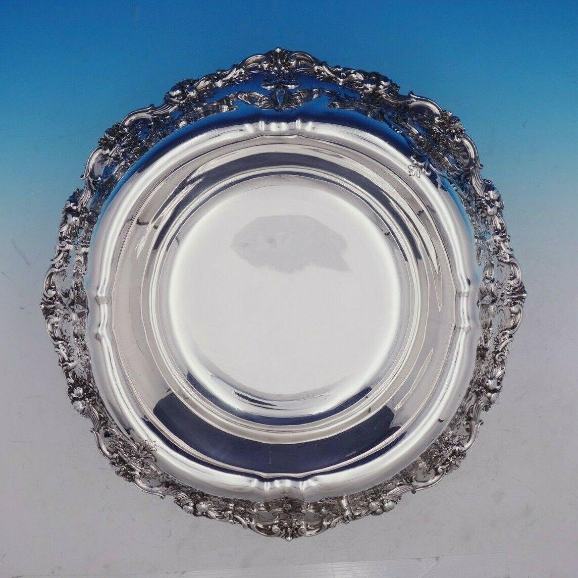 Francis I Old by Reed & Barton Sterling Silver Centerpiece Bowl Chased In Excellent Condition In Big Bend, WI