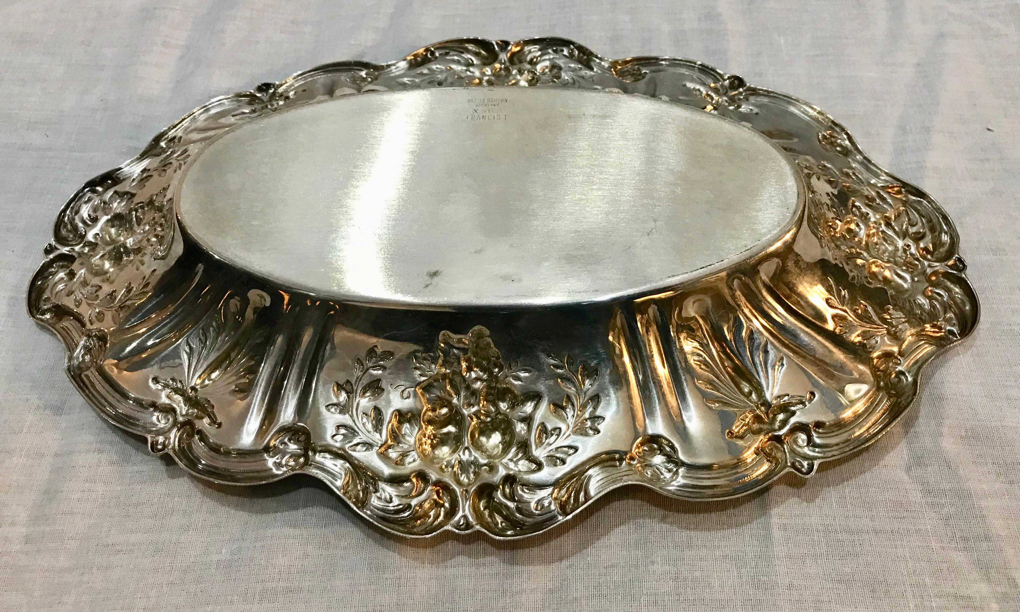 Francis I Pattern Sterling Silver Bread Tray 5