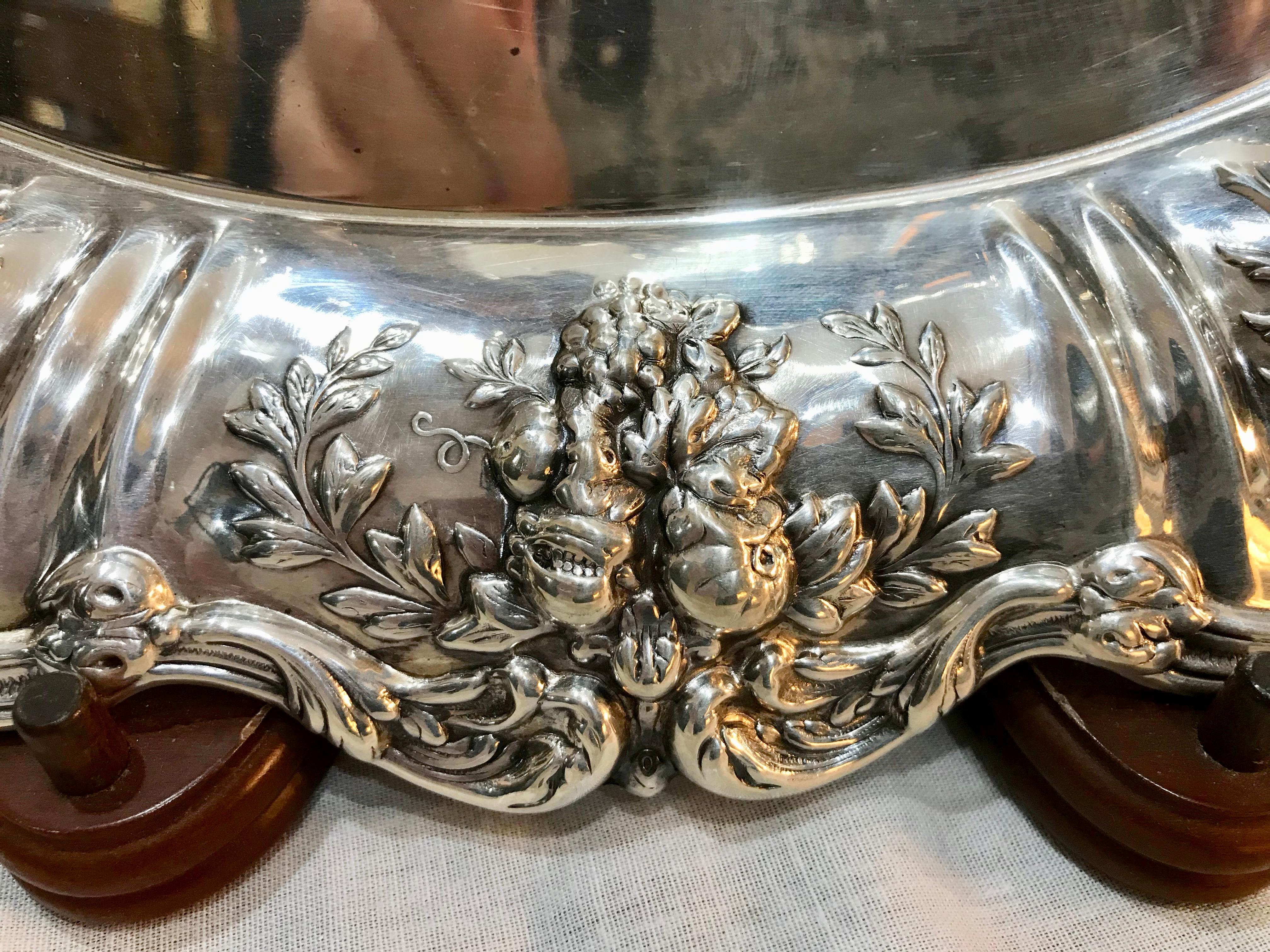 Mid-20th Century Francis I Pattern Sterling Silver Bread Tray