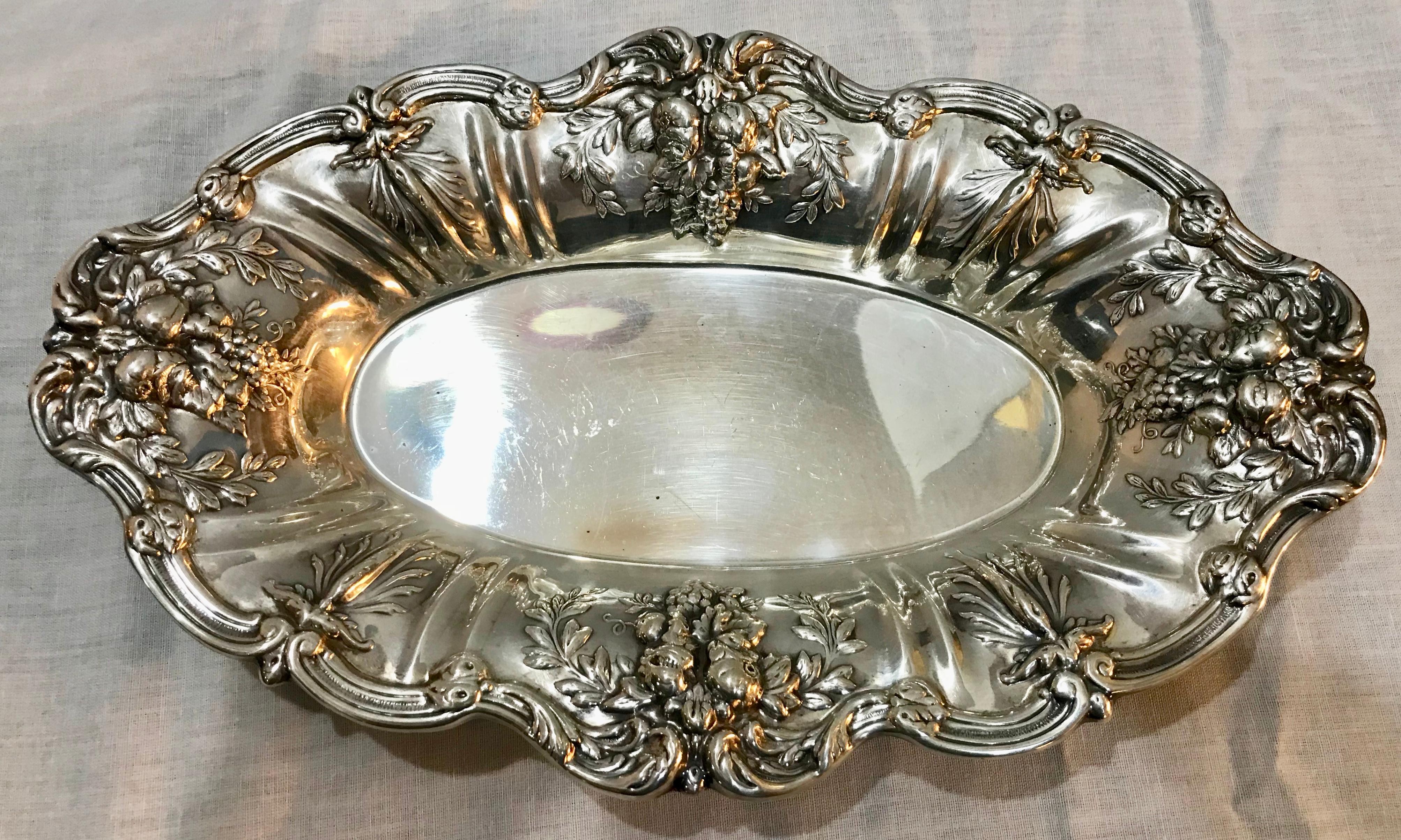 Francis I Pattern Sterling Silver Bread Tray 1