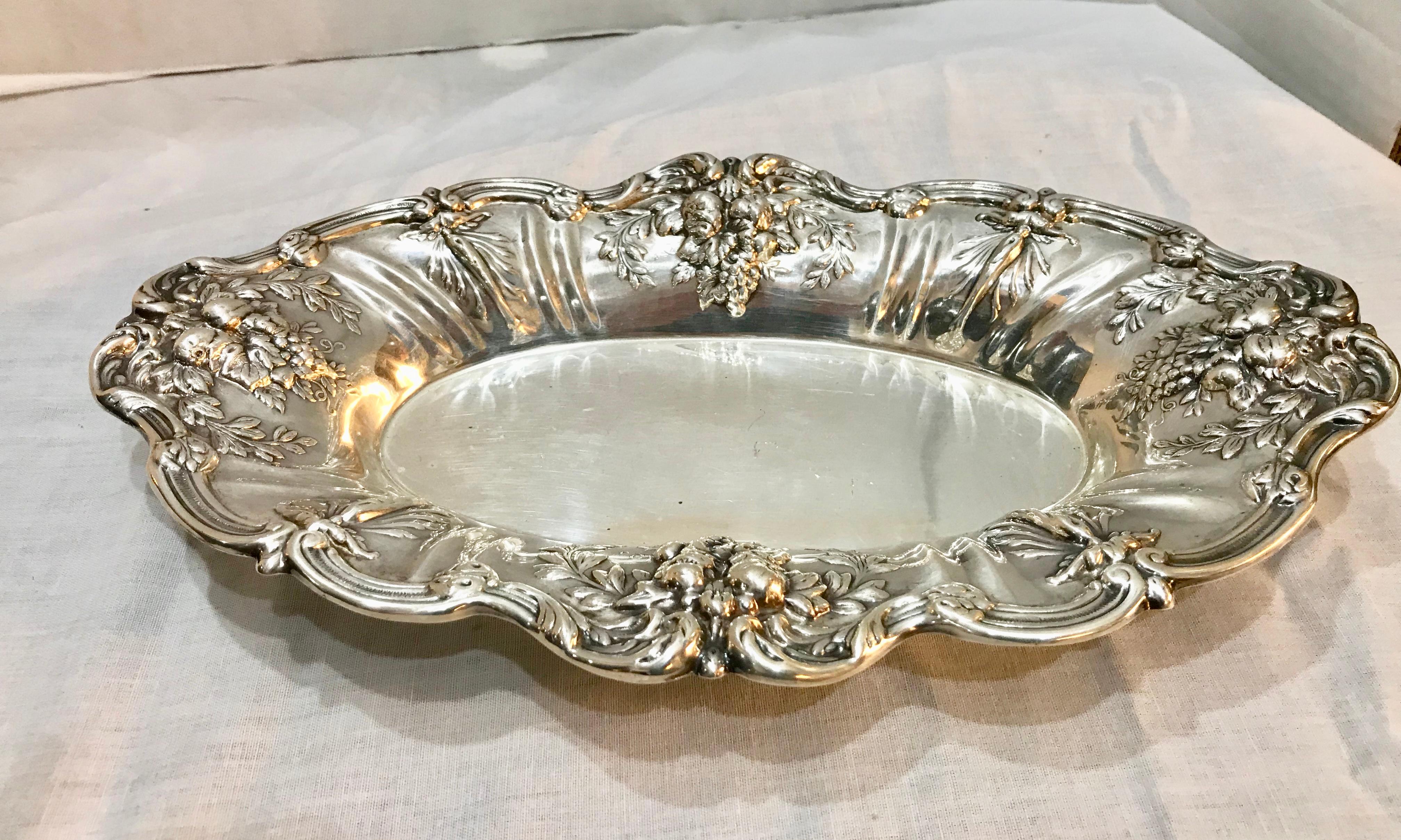 Francis I Pattern Sterling Silver Bread Tray 3