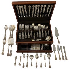 Vintage Francis I Reed & Barton Sterling Silver 197-Piece Flatware Set