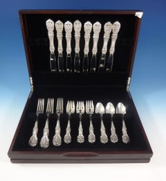 Francis I Reed & Barton Sterling Silver Flatware for Eight Set 32 Pieces