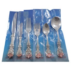 Francis I Reed & Barton Sterling Silver Flatware Service 12 Set 78 pc Unused New