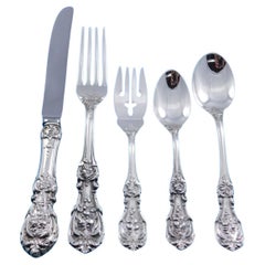 Francis I Reed & Barton Sterling Silver Flatware Set 12 Service 64 pcs Dinner