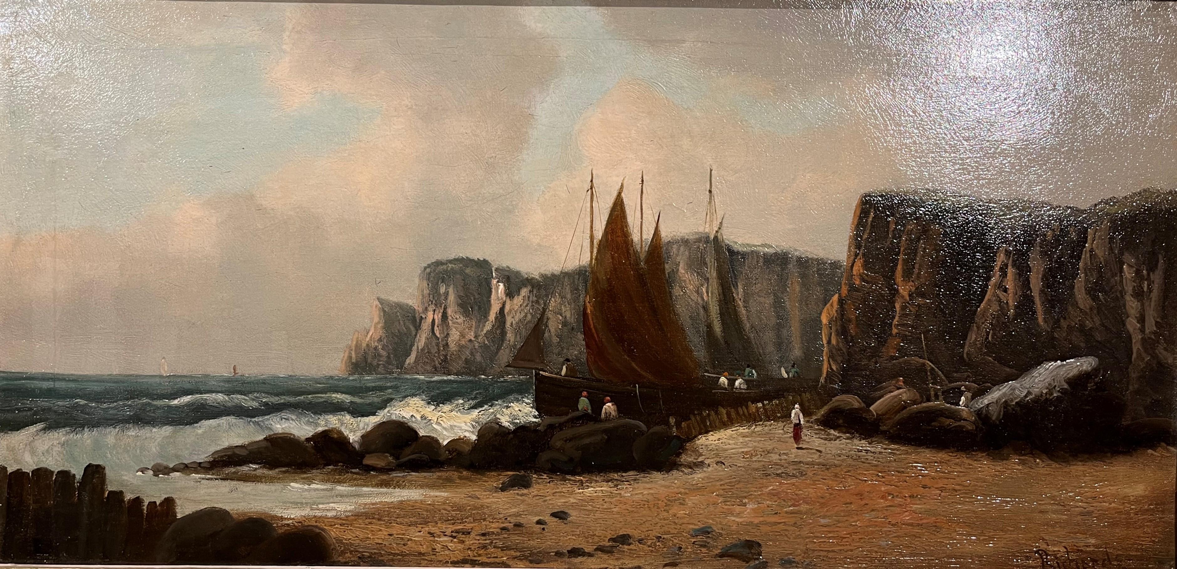 FINE OIL PAINTING By Francis Jamieson 19th Century British OLD MASTER PIECE  For Sale 2