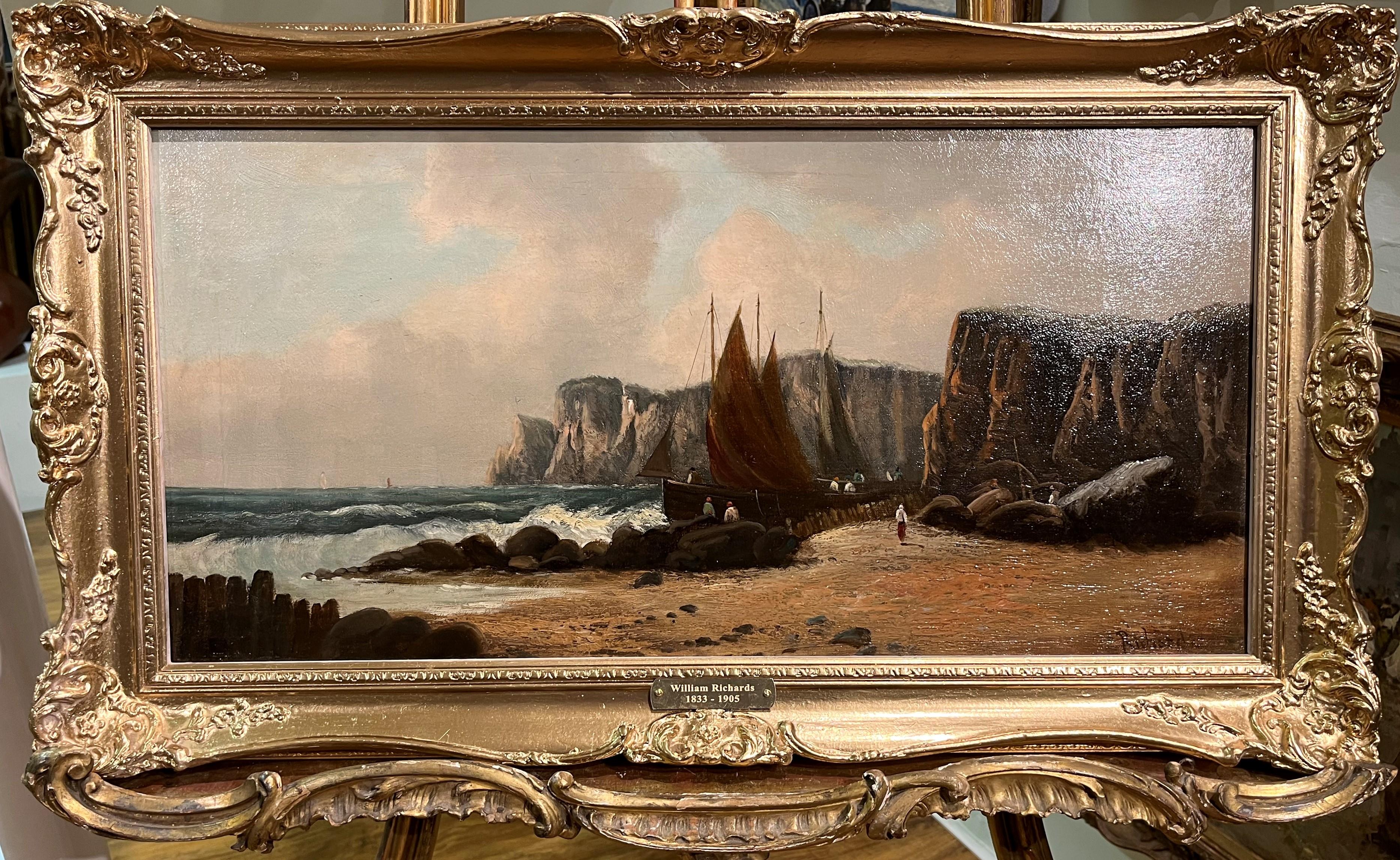 FINE OIL PAINTING By Francis Jamieson 19th Century British OLD MASTER PIECE 