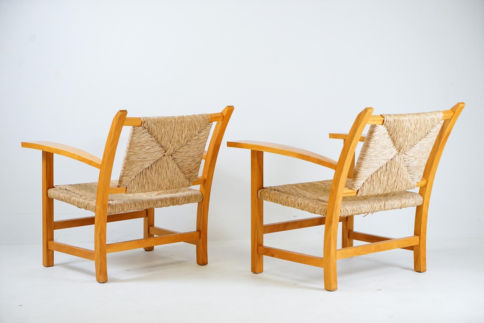 Rush Francis Jourdain Attributed Pair of Lounge Chairs