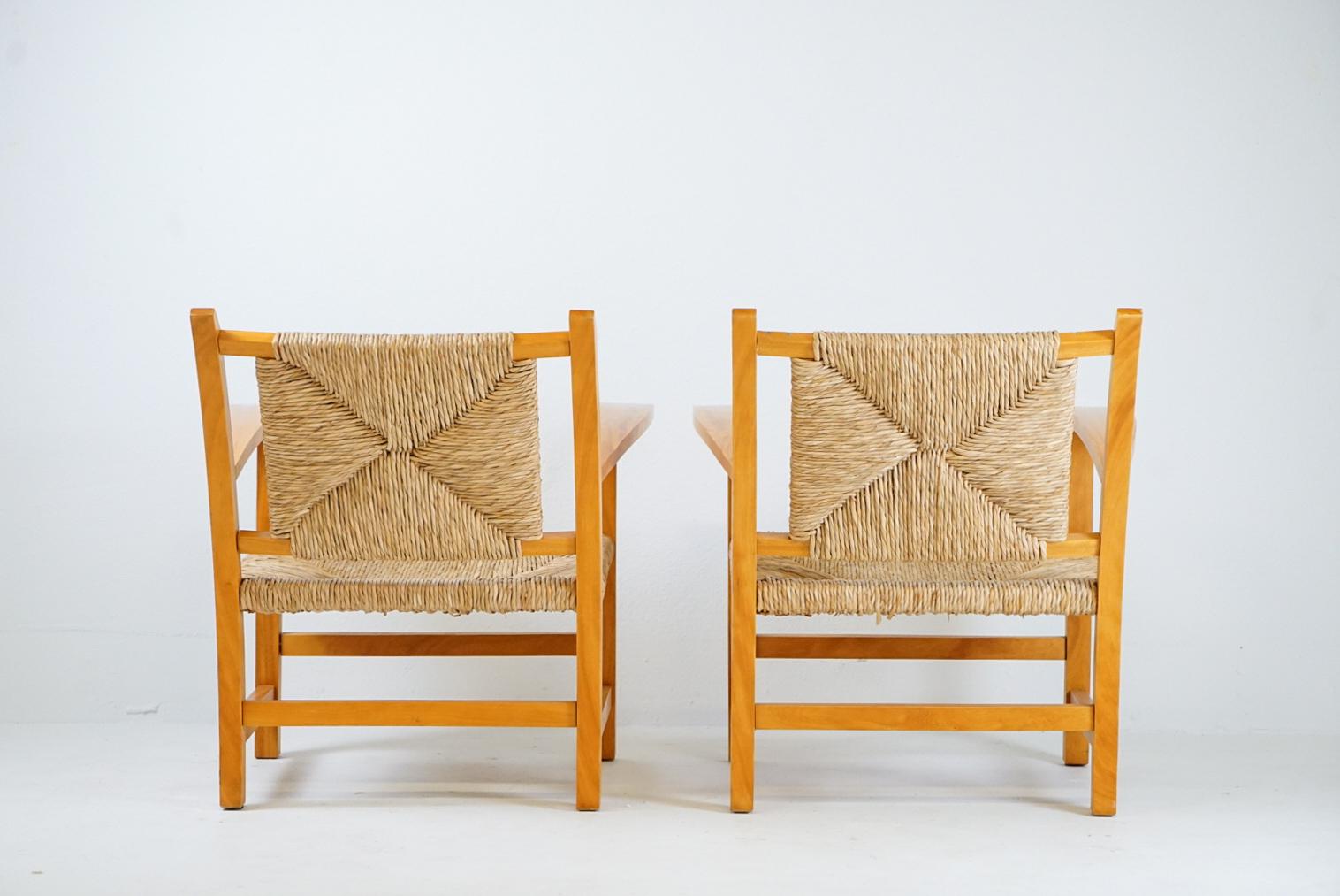 Francis Jourdain Attributed Pair of Lounge Chairs 1