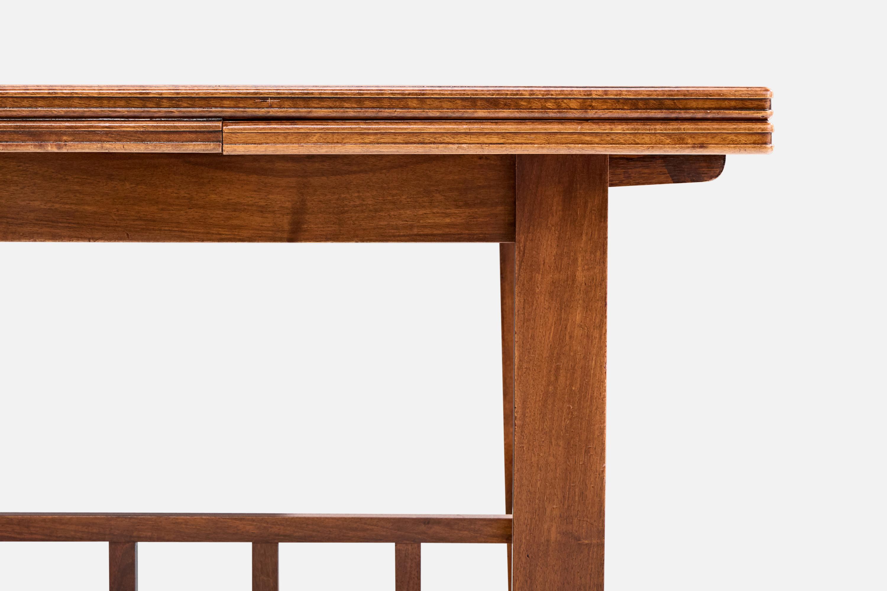 Wood Francis Jourdain Attribution, Dining Table, Mahogany, France, 1915 For Sale