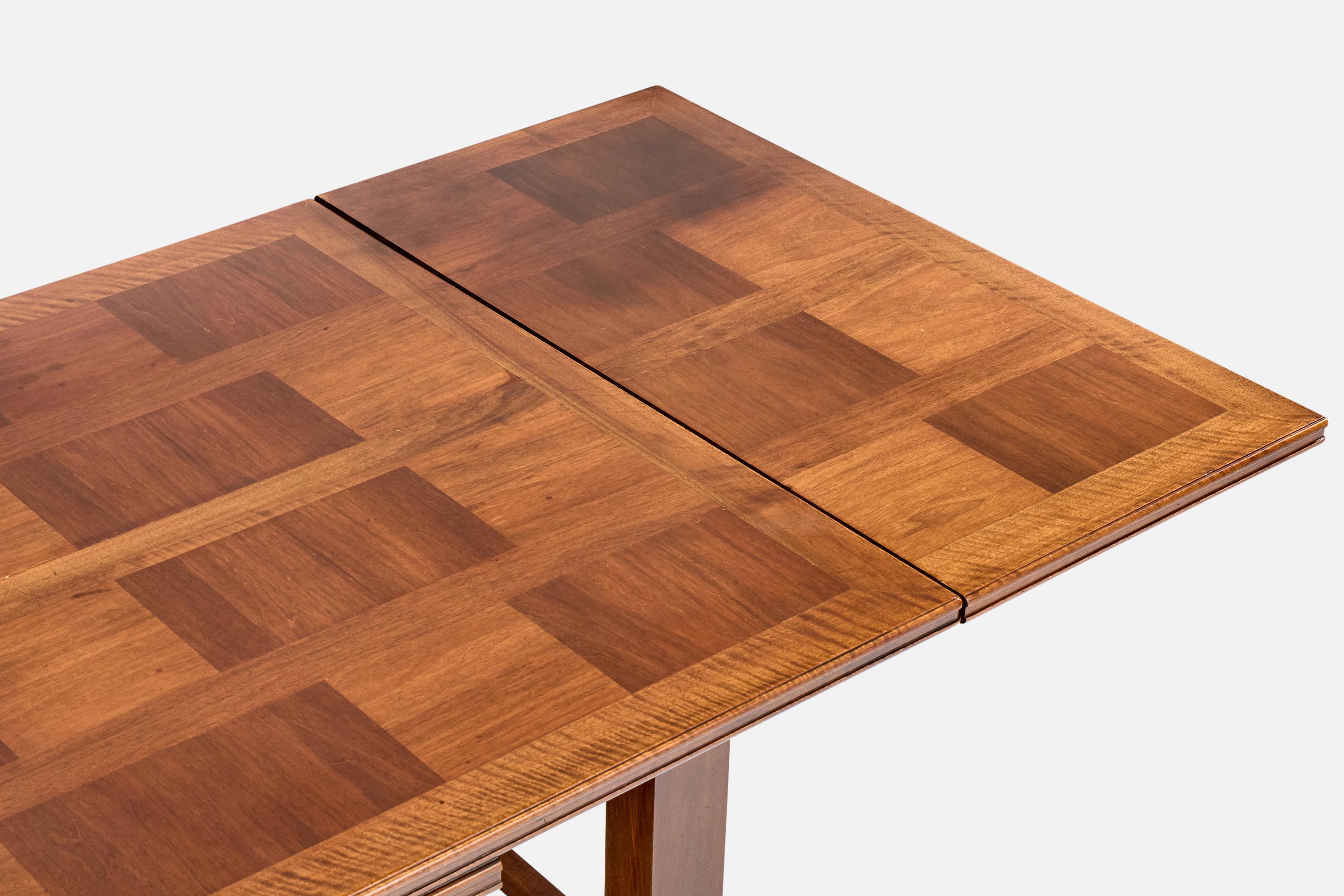 Francis Jourdain Attribution, Dining Table, Mahogany, France, 1915 For Sale 1