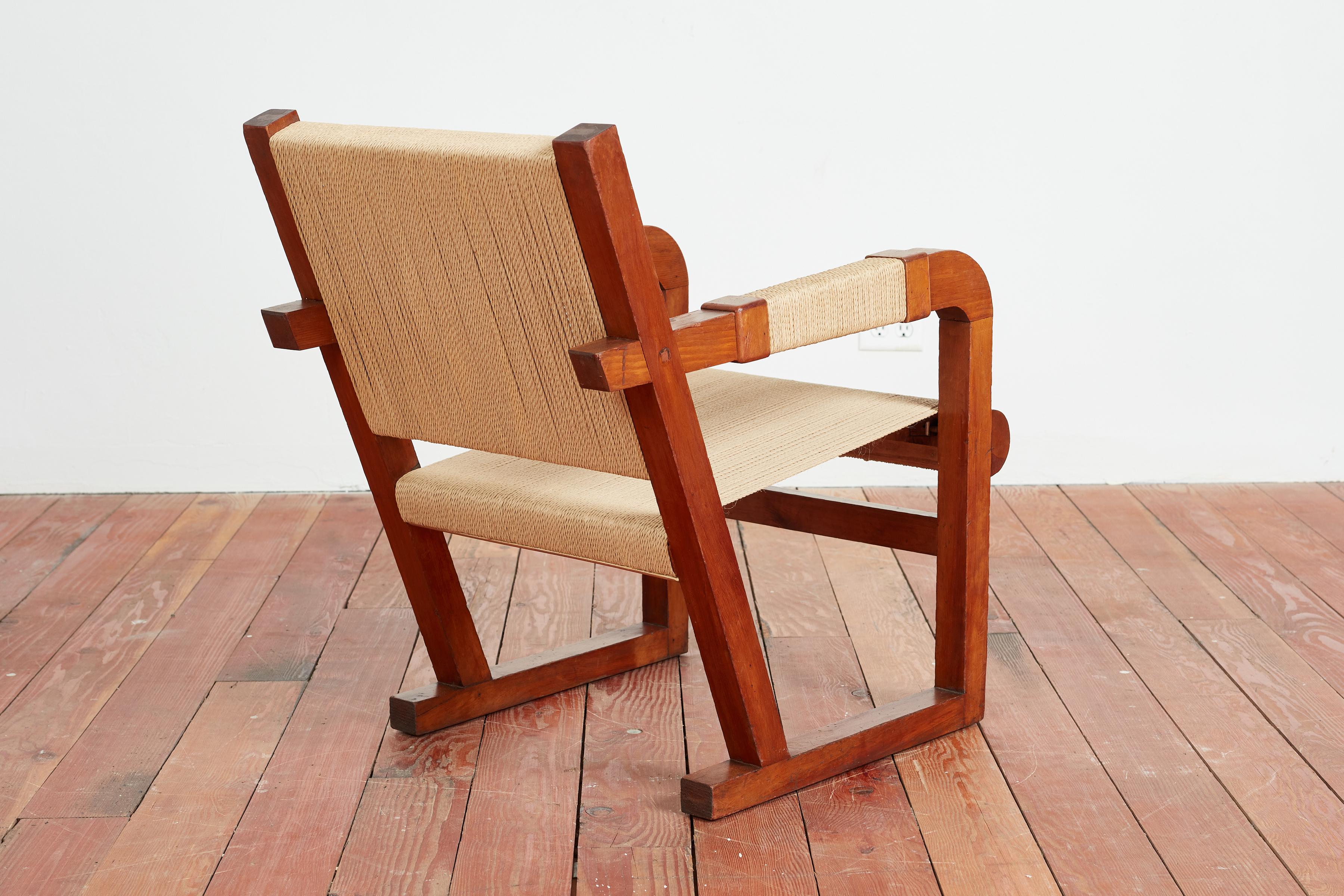 Francis Jourdain-Stühle (Seil) im Angebot