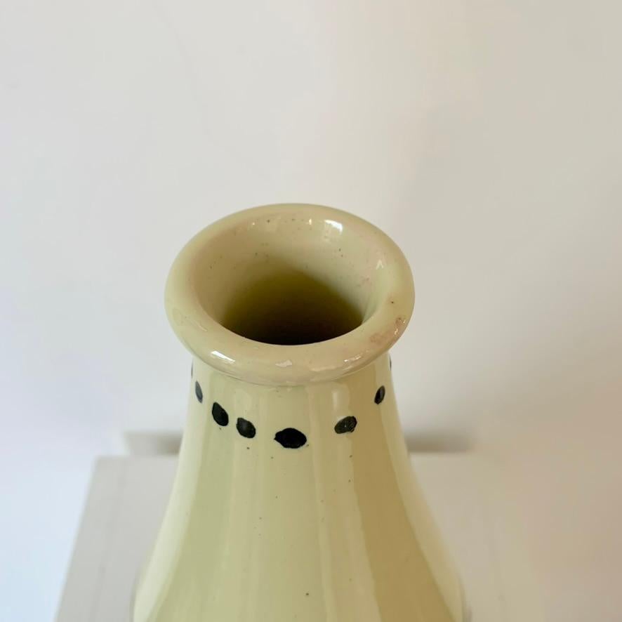Francis Jourdain Monogrammed Ceramic Vase, circa 1920, France. For Sale 4