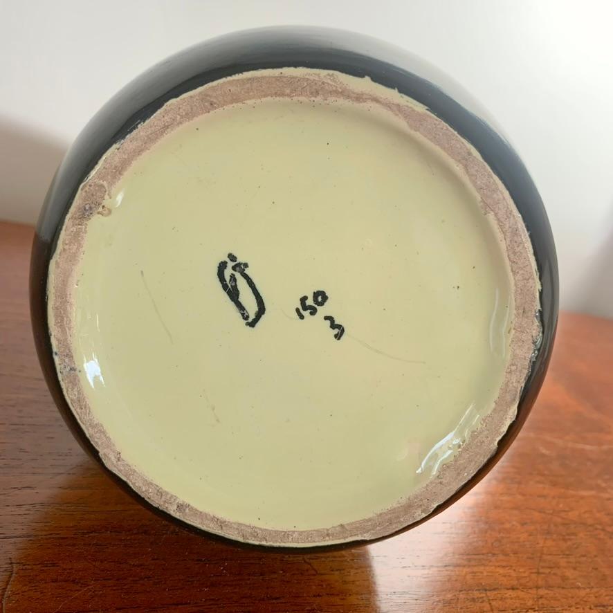 Francis Jourdain Monogrammed Ceramic Vase, circa 1920, France. For Sale 7