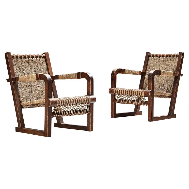 Francis Jourdain lounge chairs, 1930s, offered by MORENTZ