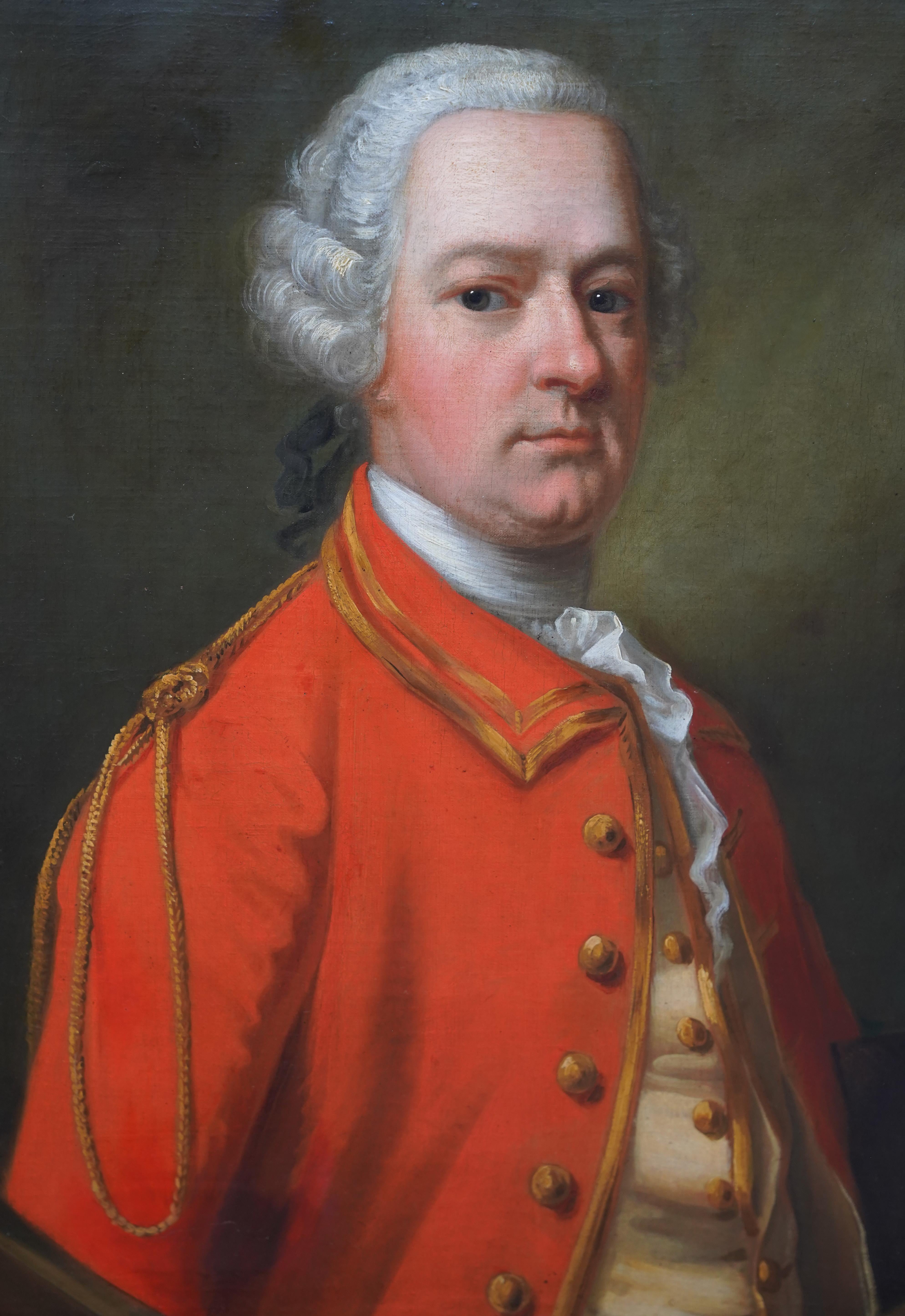 Porträt von Kapitän John Gordon von Park - Ölgemälde eines alten Meisters aus dem 18. Jahrhundert (Alte Meister), Painting, von Francis Lindo