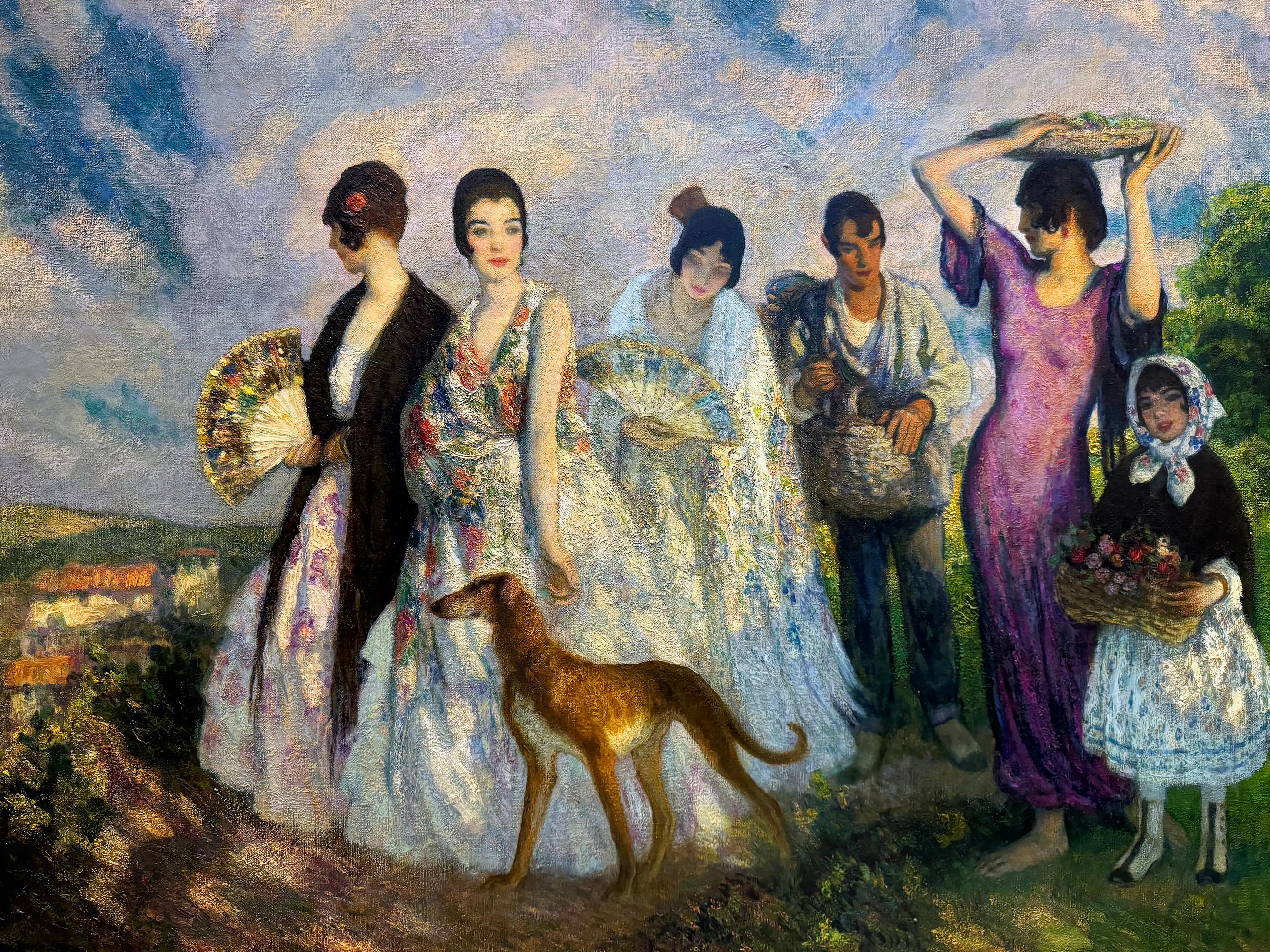 Artistics hispaniques  - Culture espagnole  - Souvenir espagnol mantilla, peineta, gilet en vente 9