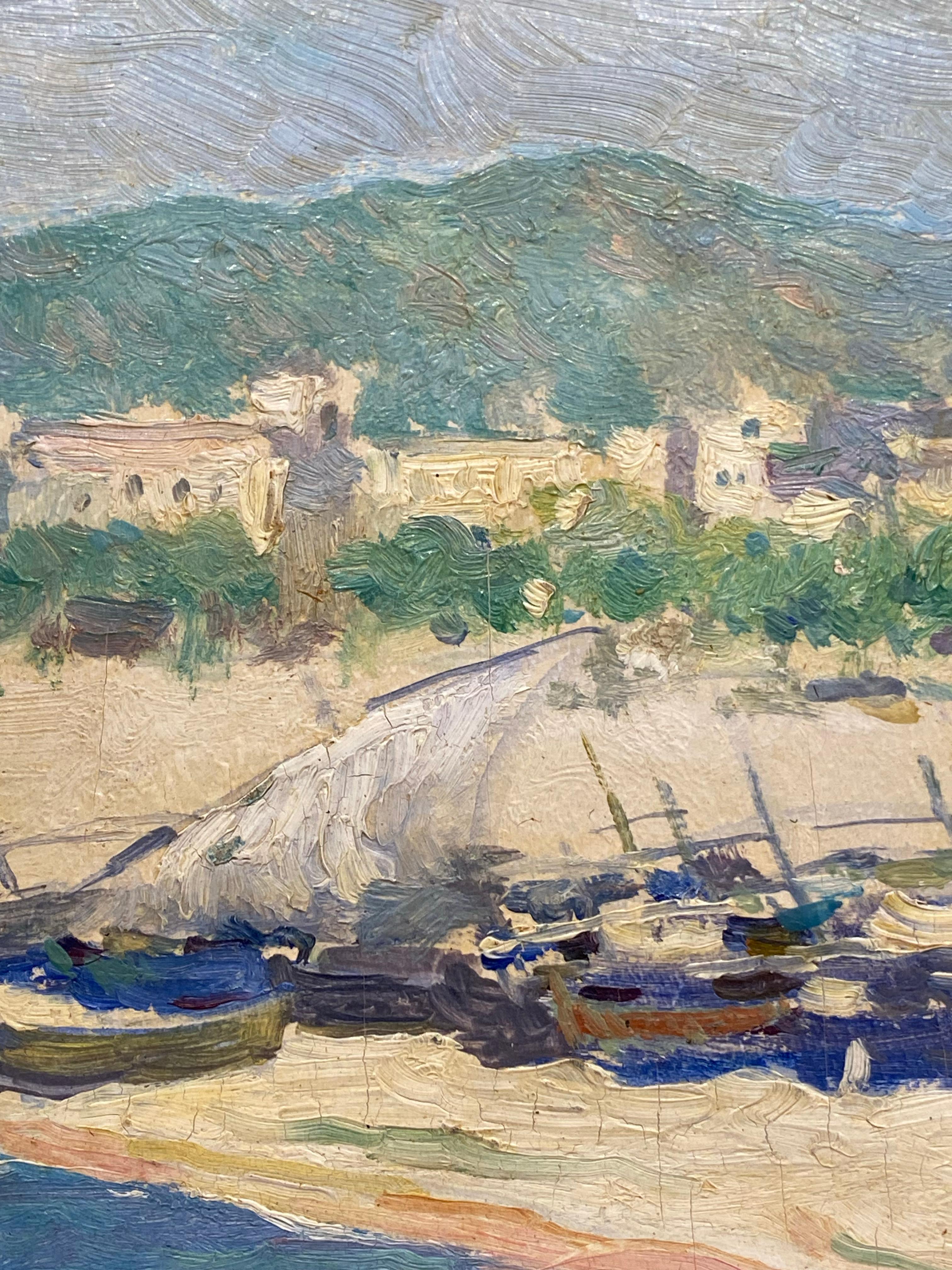 Playa con Llüats, Strand und Boote im Angebot 1