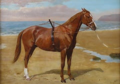 Oil Painting by Francis Mabel Hollams "A South Coast Working Horse"