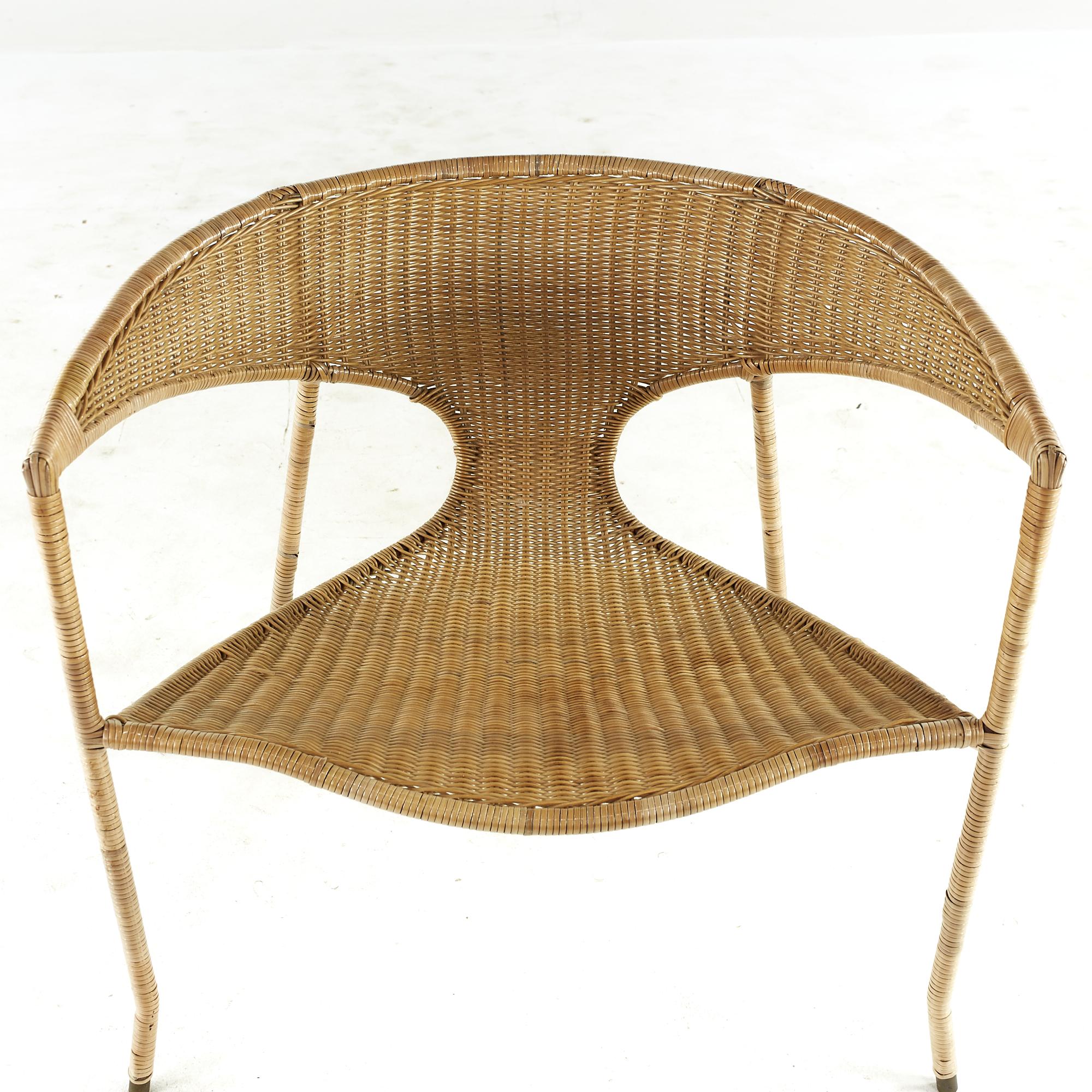 Francis Mair Midcentury Wicker Chair For Sale 3