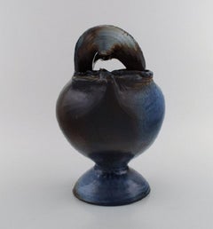 Francis Milici for Vallauris, Large Unique Vase, 1980s