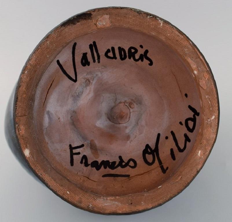 Francis Milici for Vallauris, Large Unique Vase, 1980s For Sale 1