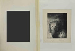 Ritratto - Litografia di Francis Mockel - Anni '70