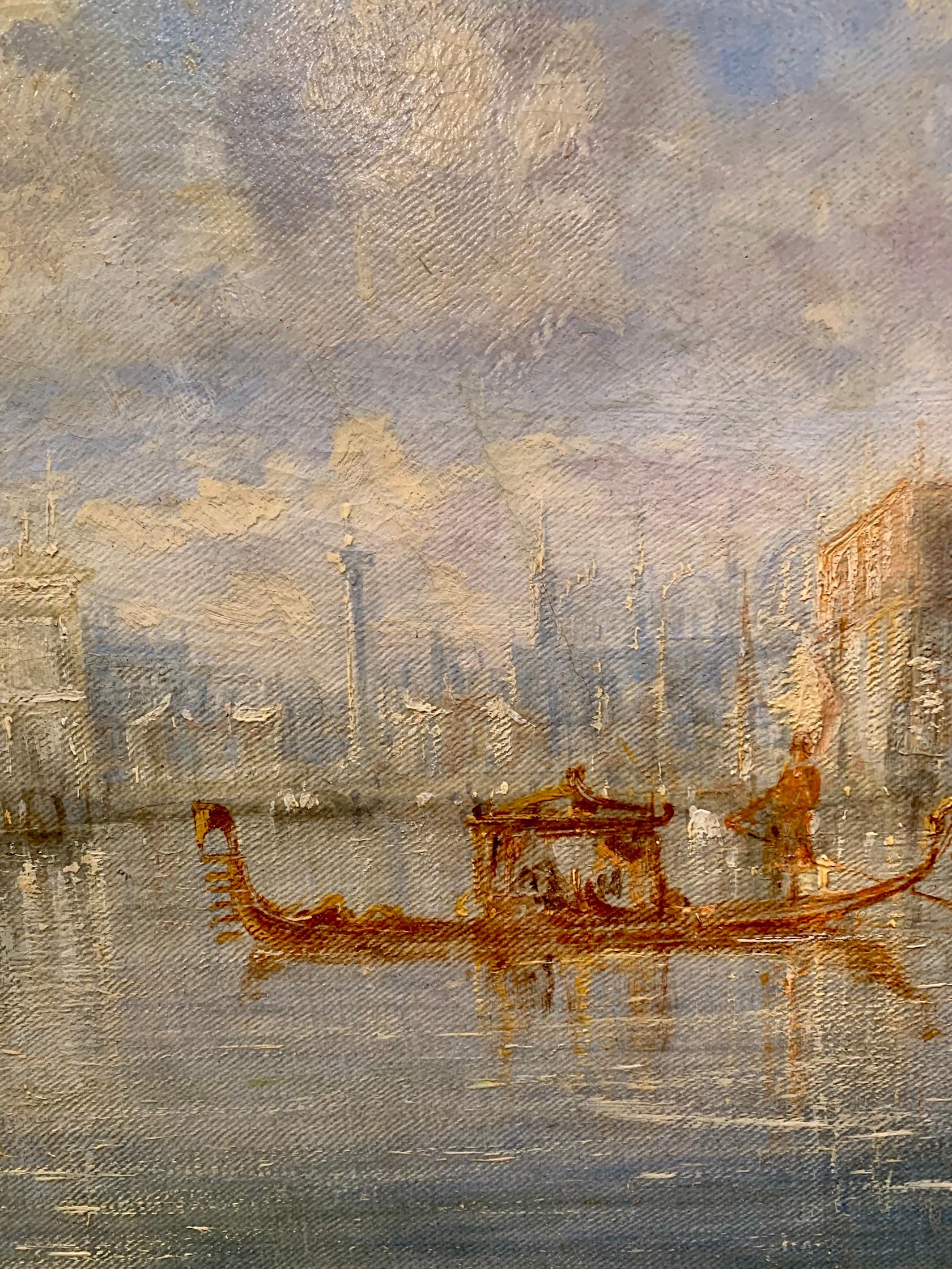 View of Venice with St. Marks and the Grand Canal (Vue de Venise avec le Grand Canal) - Angleterre du 19ème siècle en vente 3