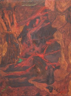 Zeitgenössische französische Kunst von Francis Moreau - Le Point Vert
