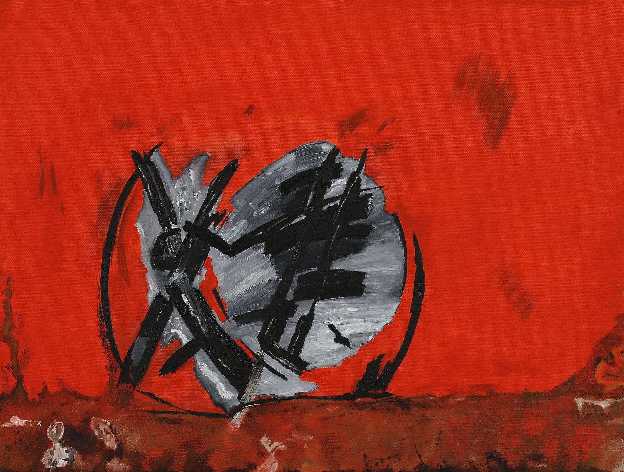 Art contemporain français de Francis Moreau - Passant Parmi Les Paroles Passagère
